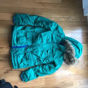 Boys Green Expedition Winter Parka by Lands End